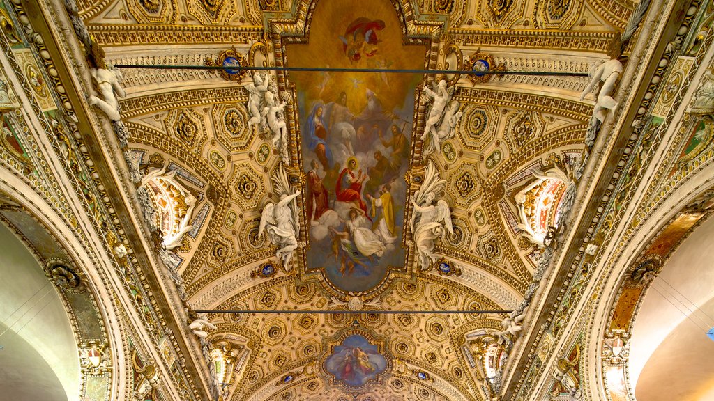 San Vittore Basilica which includes a church or cathedral, religious elements and art