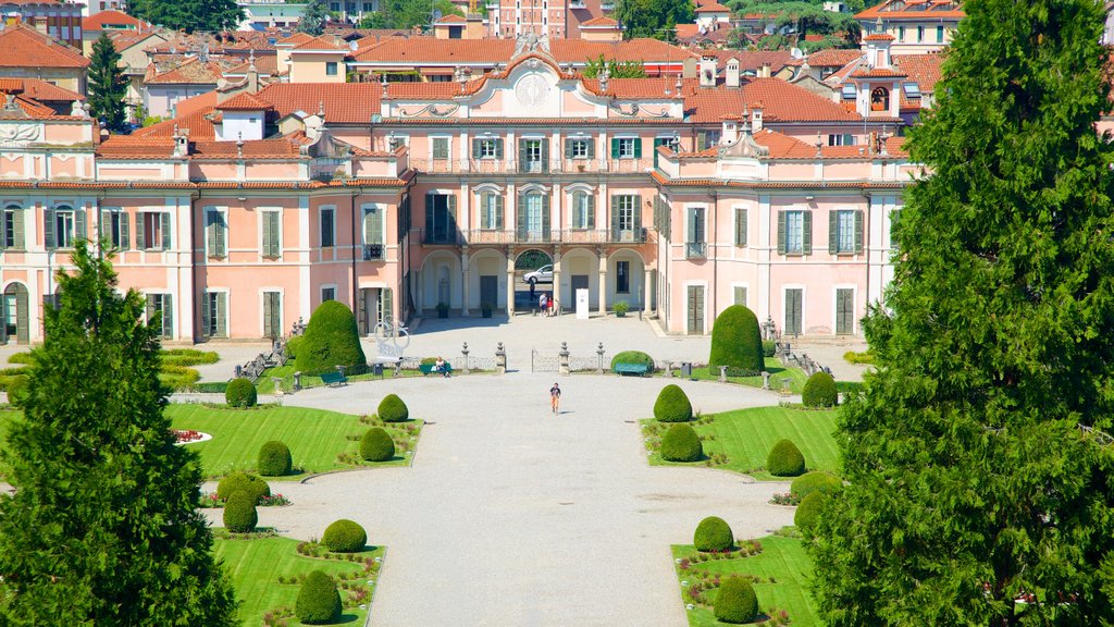 Palazzo Estense caracterizando um castelo