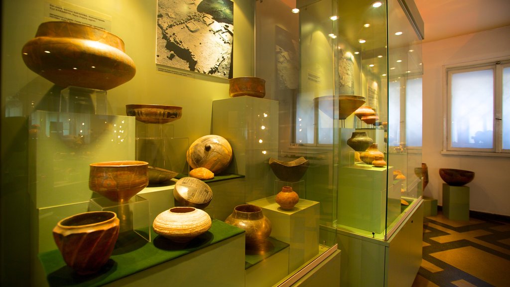 Museo Arqueológico mostrando vista interna