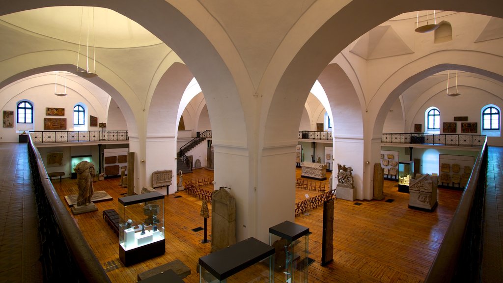 National Institute of Archaeology with Museum showing interior views