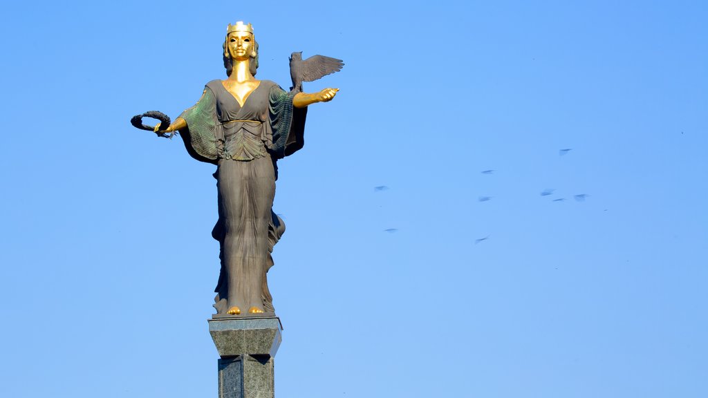 Saint Sofia Monument featuring a statue or sculpture and a monument