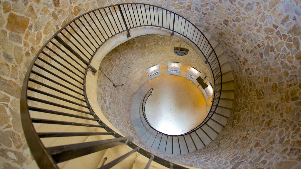 Sant Joan Castle which includes heritage architecture and interior views