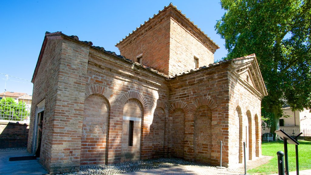 Mausoléu de Galla Placidia caracterizando elementos de patrimônio