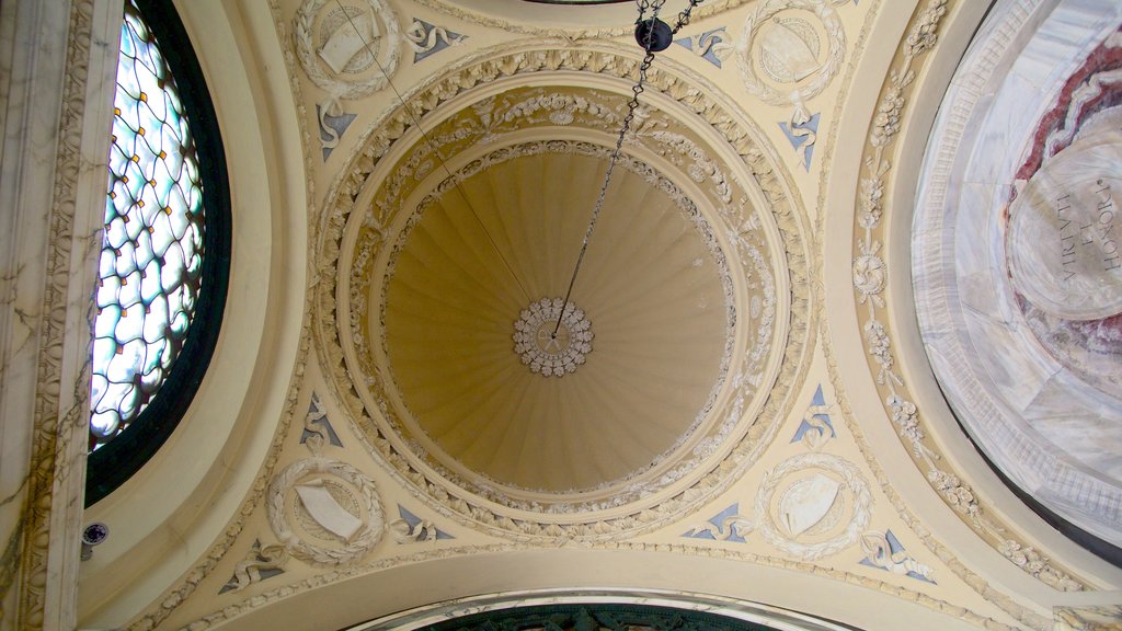 Dante Alighieri\'s Tomb featuring a church or cathedral, interior views and heritage architecture