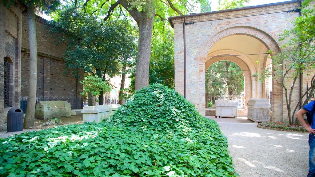 Dante Alighieri\'s Tomb showing heritage elements