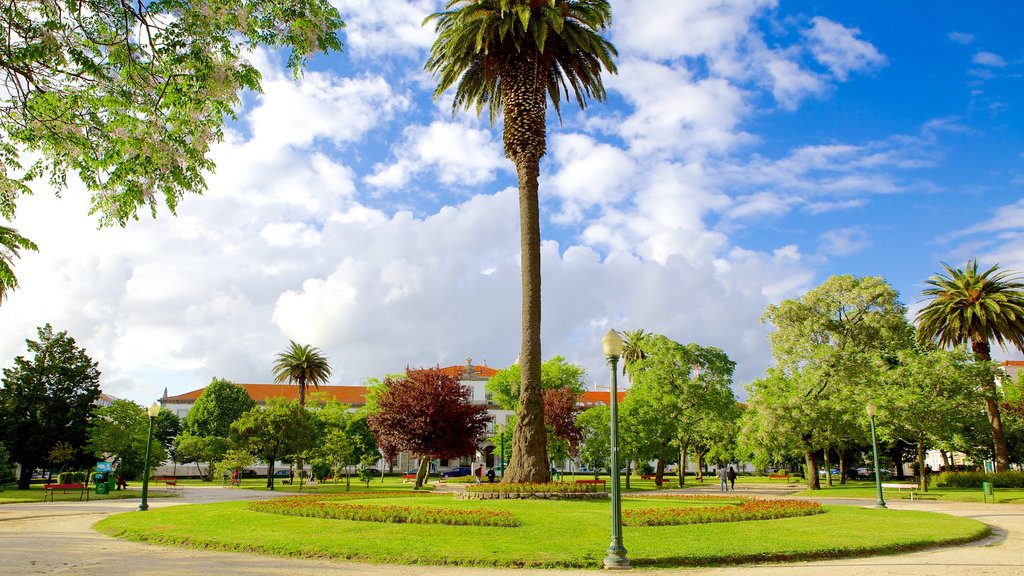 Praça da Republica ofreciendo una pequeña ciudad o pueblo y un parque