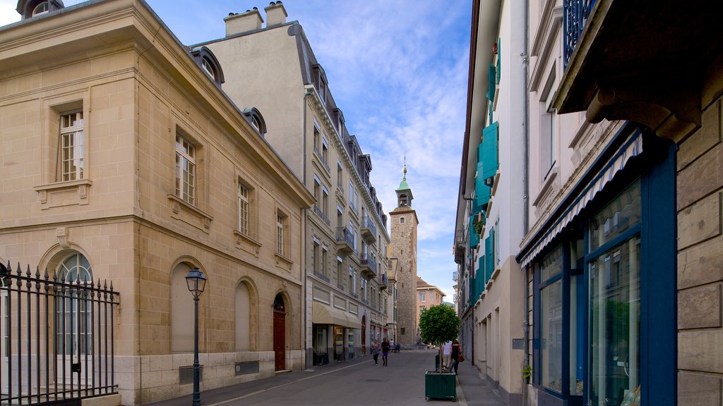 Vevey montrant scènes de rue