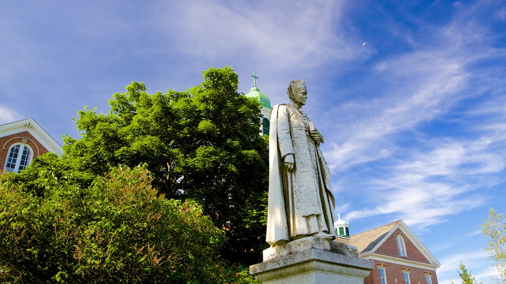 Antigonish presenterar en staty eller skulptur