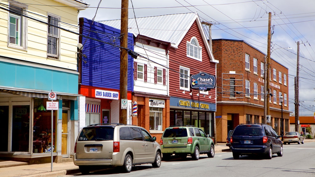 Truro featuring street scenes