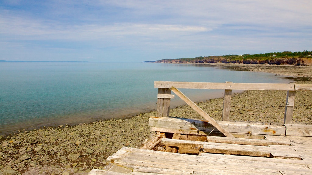 Kingston qui includes plage de galets