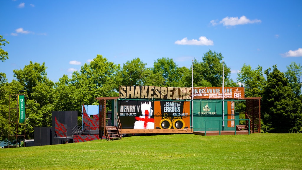 Delaware Park showing a park