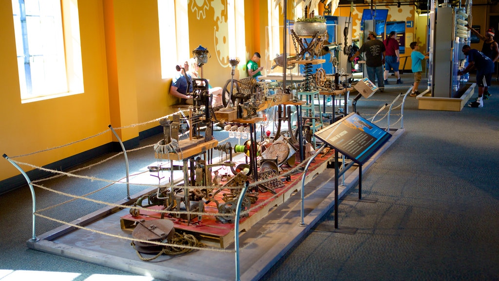 Buffalo Museum of Science featuring interior views