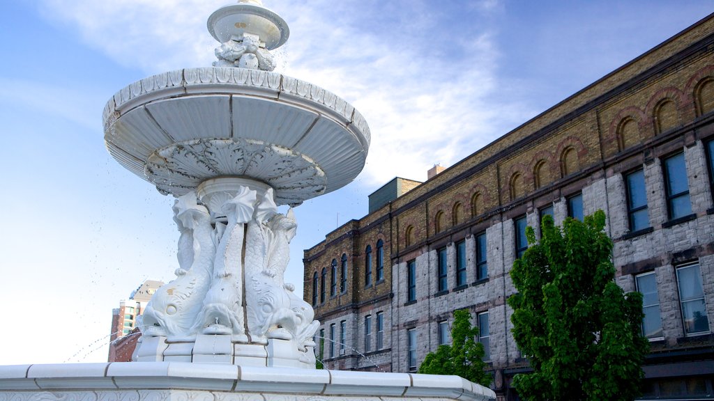 Brockville featuring a fountain