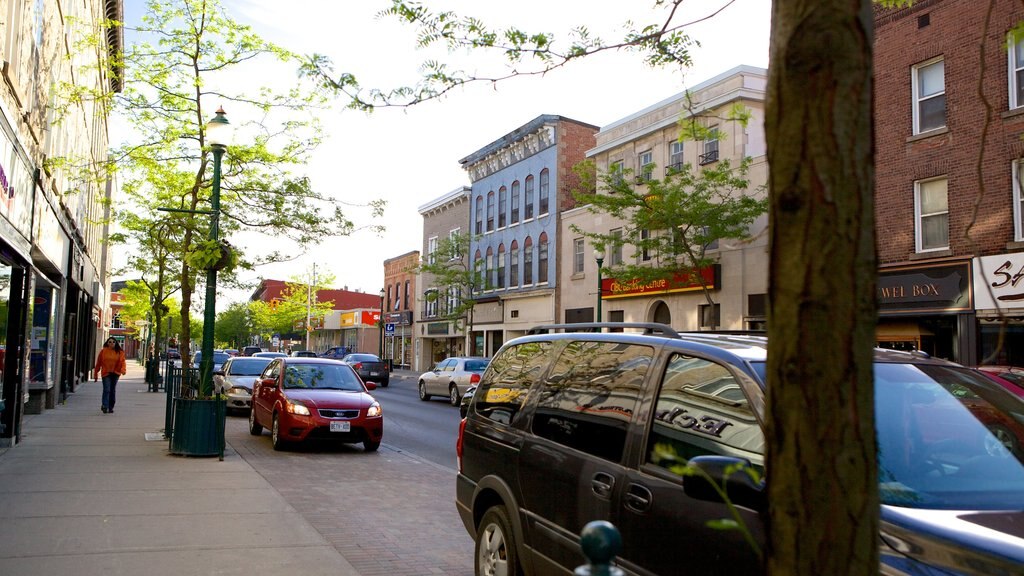 Brockville which includes street scenes