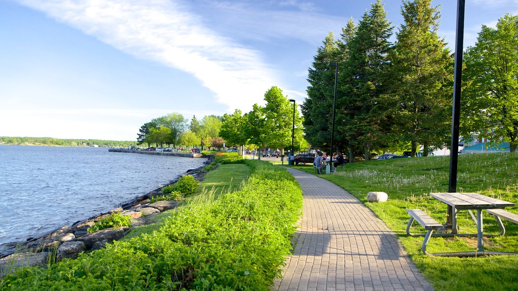 Brockville ofreciendo un parque y un río o arroyo