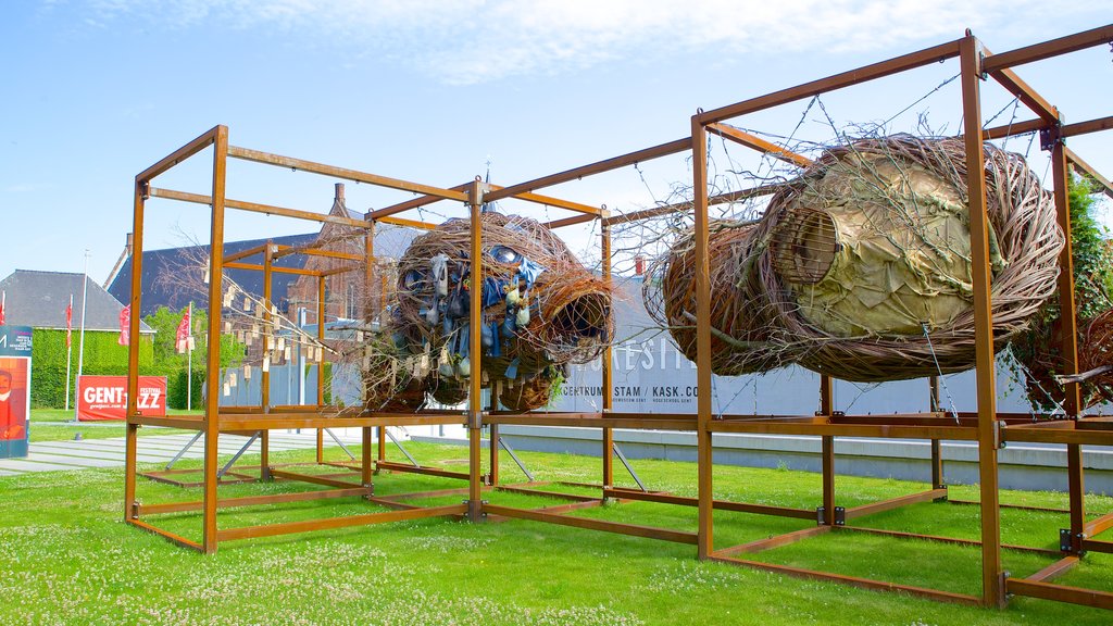 STAM Ghent City Museum which includes art and outdoor art