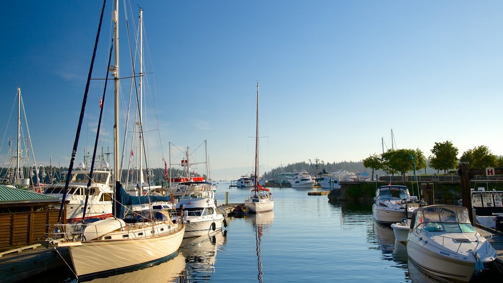 Nanaimo showing a bay or harbour