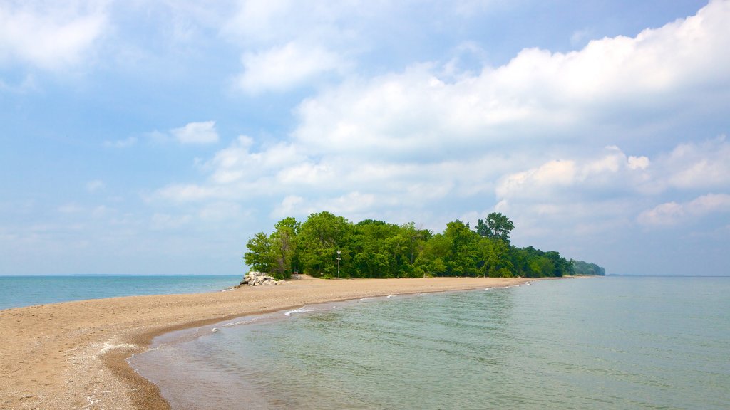 Point Pelee National Park que inclui uma praia de pedras