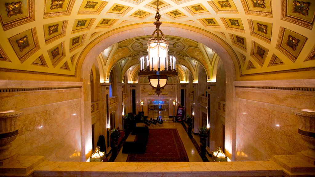 Hershey Theater which includes interior views, heritage architecture and theatre scenes