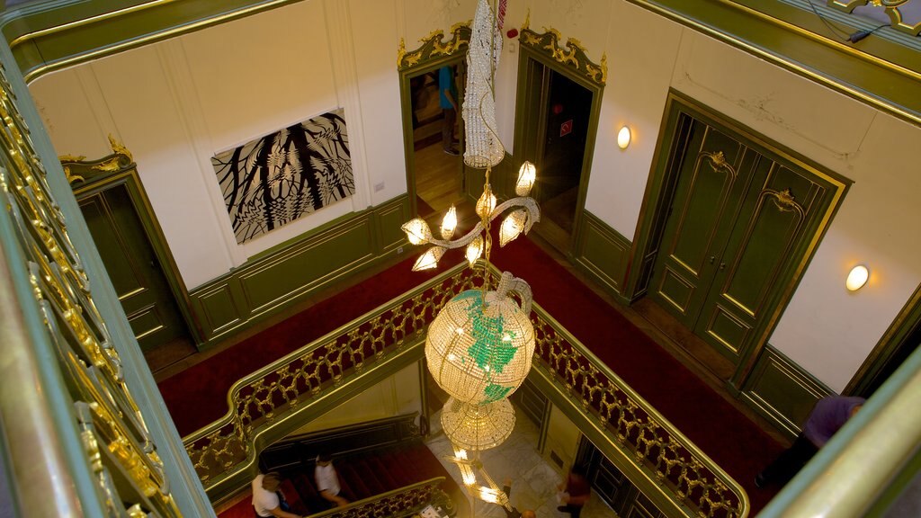 Escher Museum featuring interior views and art