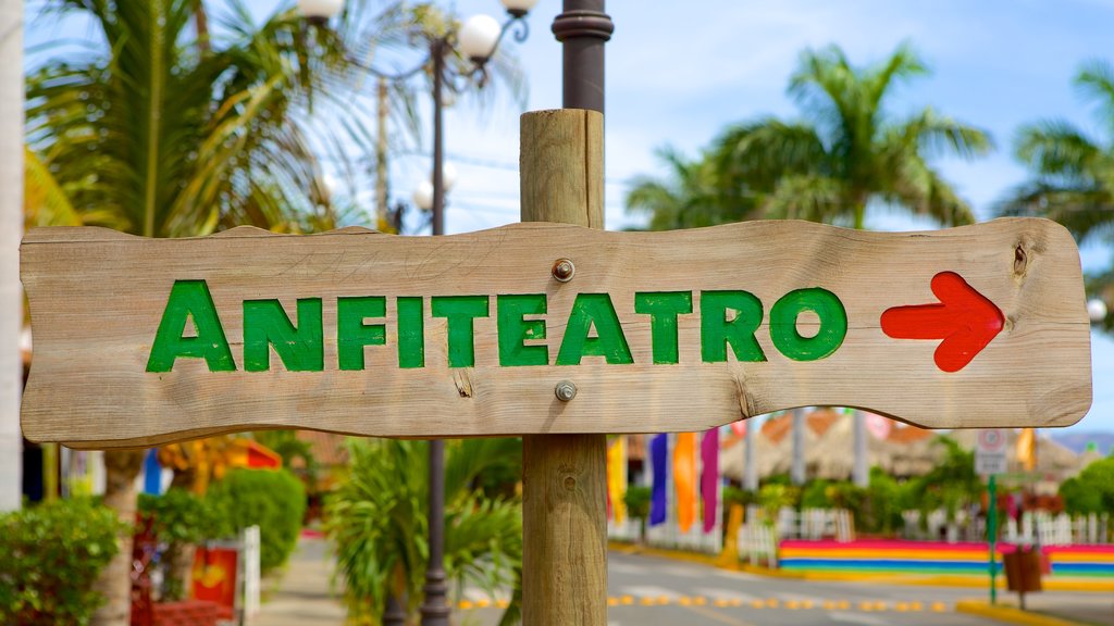 Western Nicaragua featuring signage