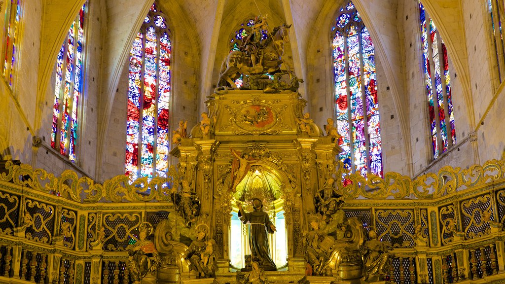 Basilica of St. Francis featuring religious elements, a church or cathedral and interior views