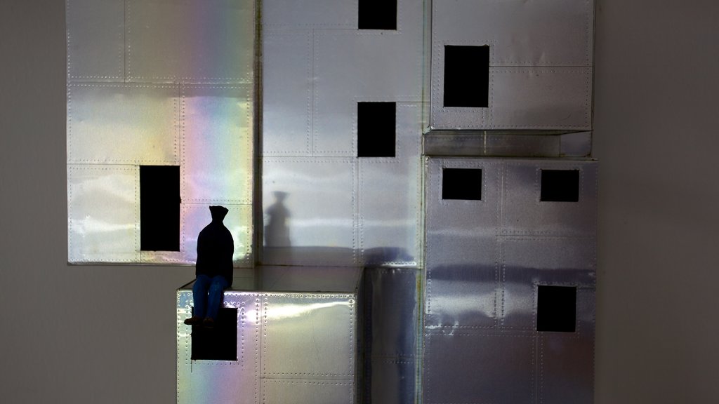 Es Baluard showing art and interior views