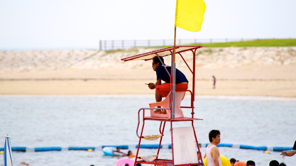 Okinawa mettant en vedette une plage de sable