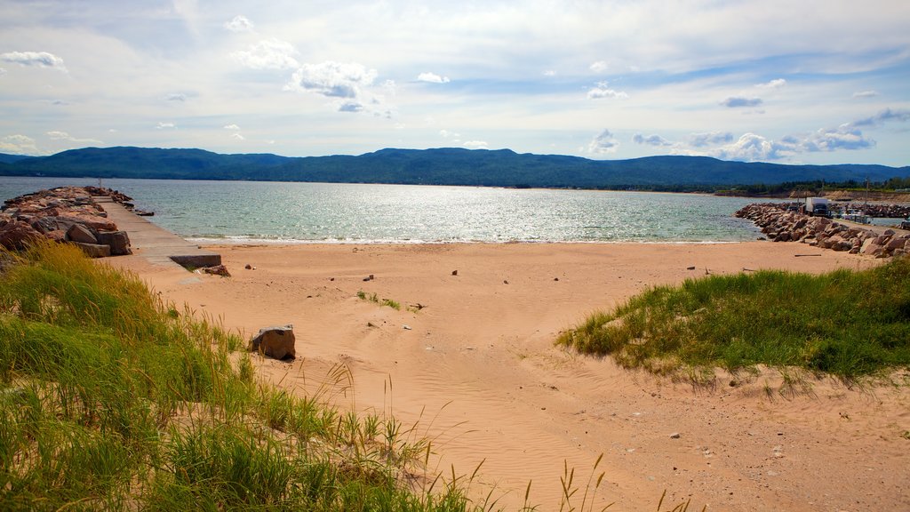 Ingonish showing a sandy beach