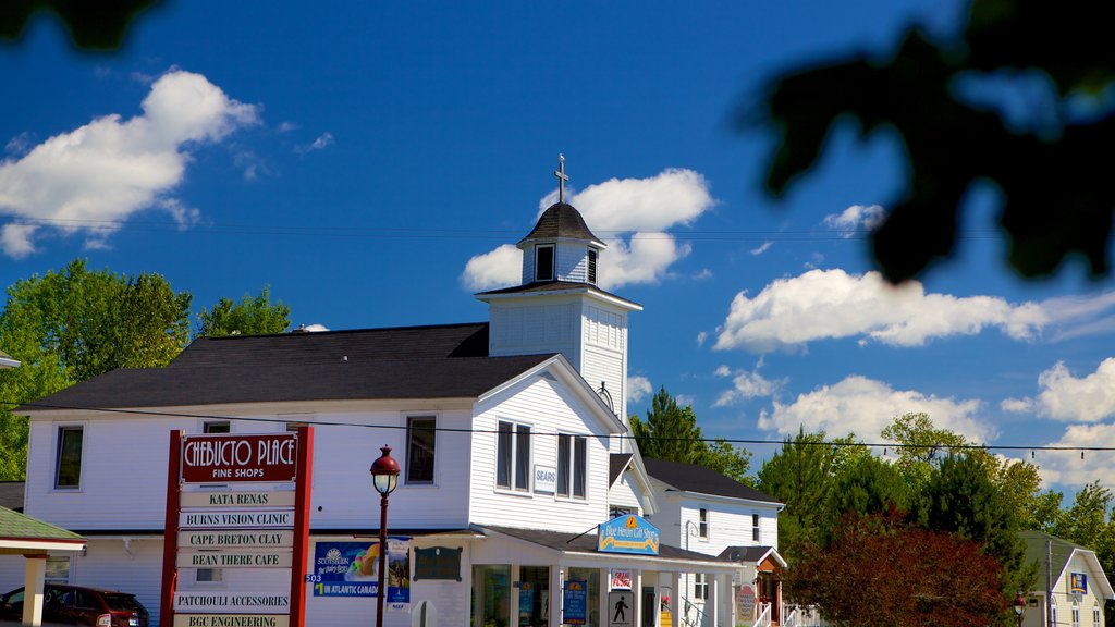 Baddeck ofreciendo una iglesia o catedral