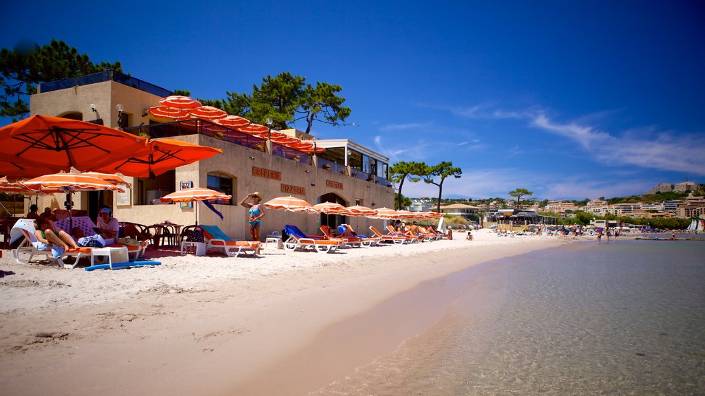 Playa de Calvi mostrando una playa