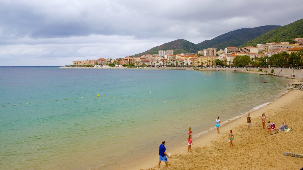 St. Francois Beach showing a beach, a coastal town and general coastal views