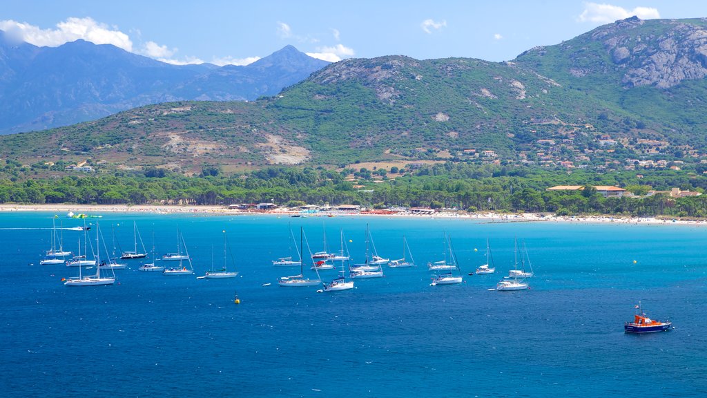 Chapelle de Notre Dame de la Serra which includes general coastal views