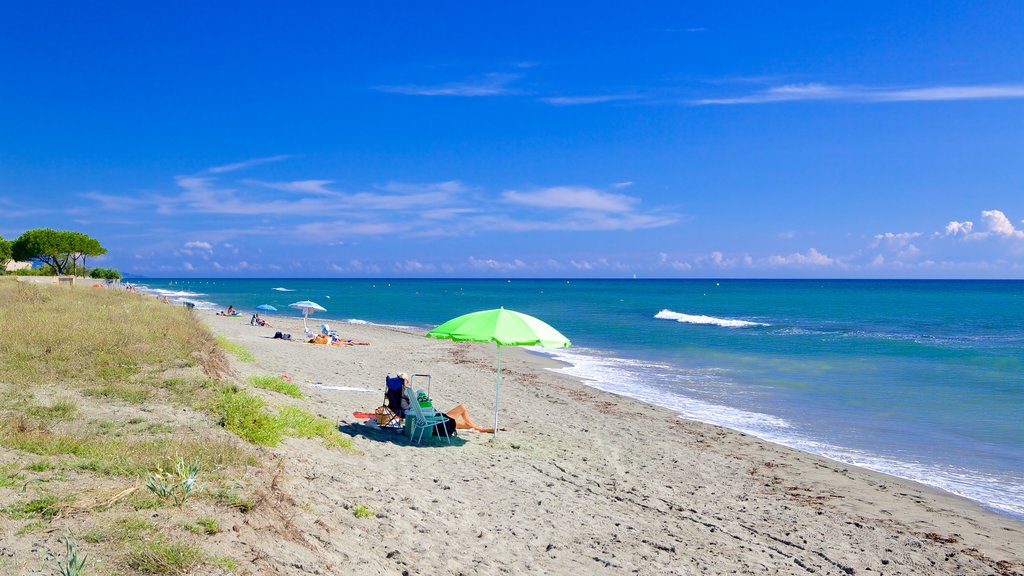 La Marana Beach showing a sandy beach