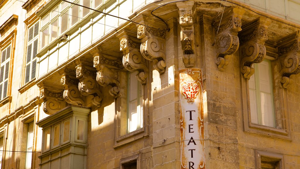 Teatro Manoel que inclui arquitetura de patrimônio