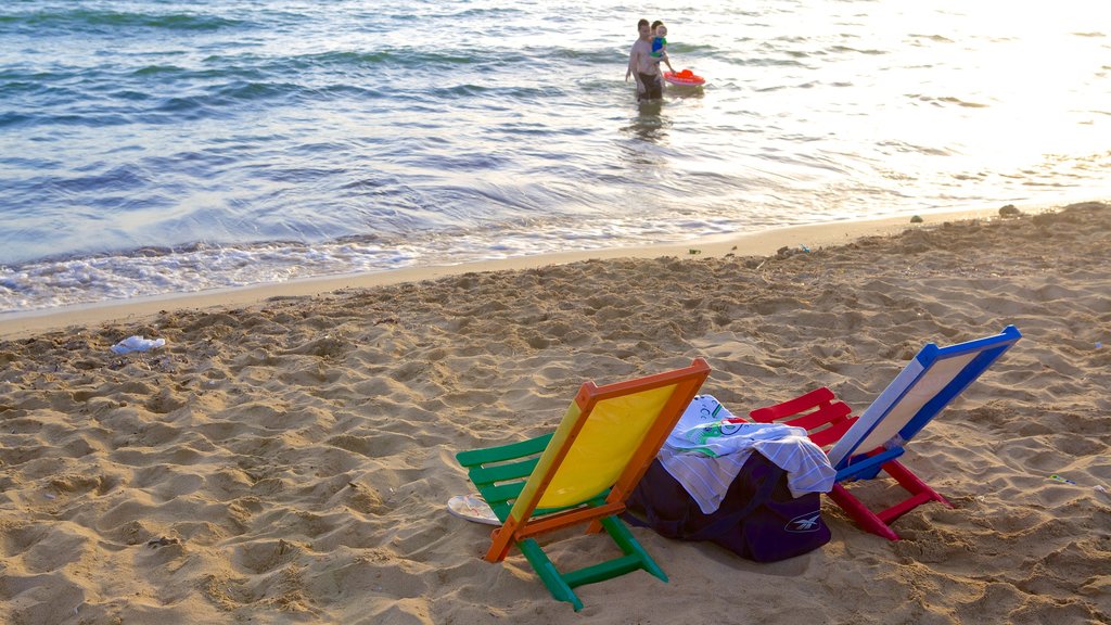 Golden Sands Beach showing a sandy beach