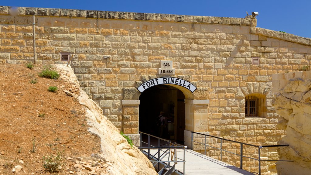 Fort Rinella inclusief historische architectuur