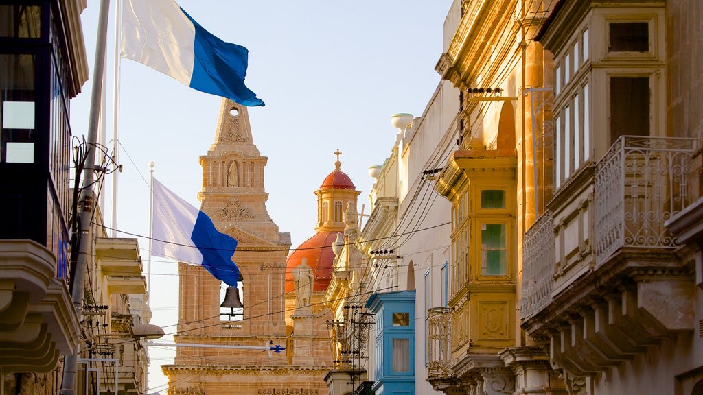 Mellieha Church featuring heritage architecture