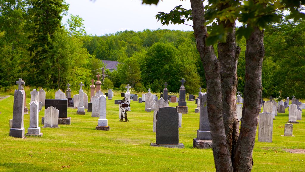 Enfield showing a cemetery