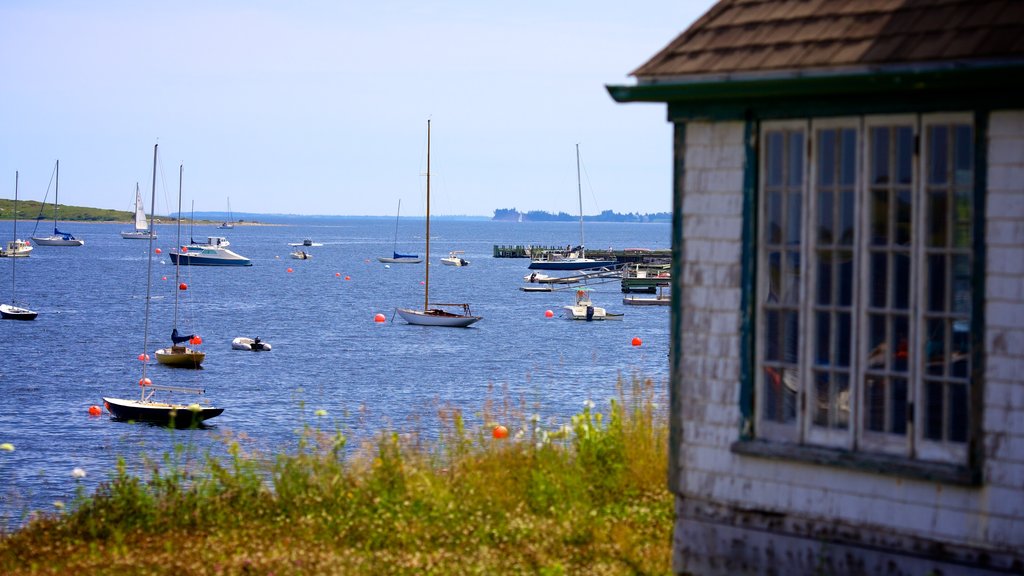 Chester which includes general coastal views, a bay or harbour and boating