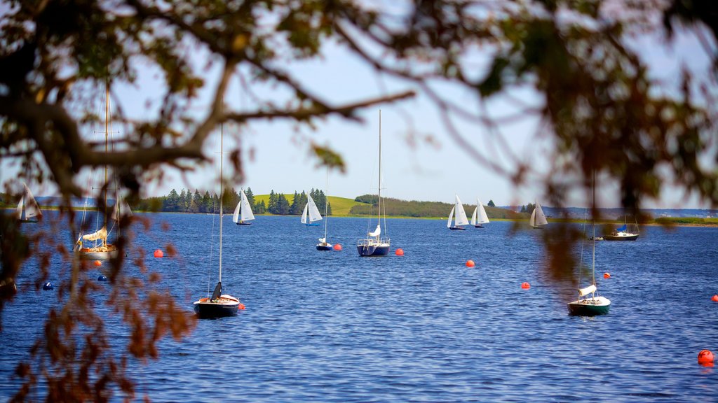 Chester featuring a bay or harbour