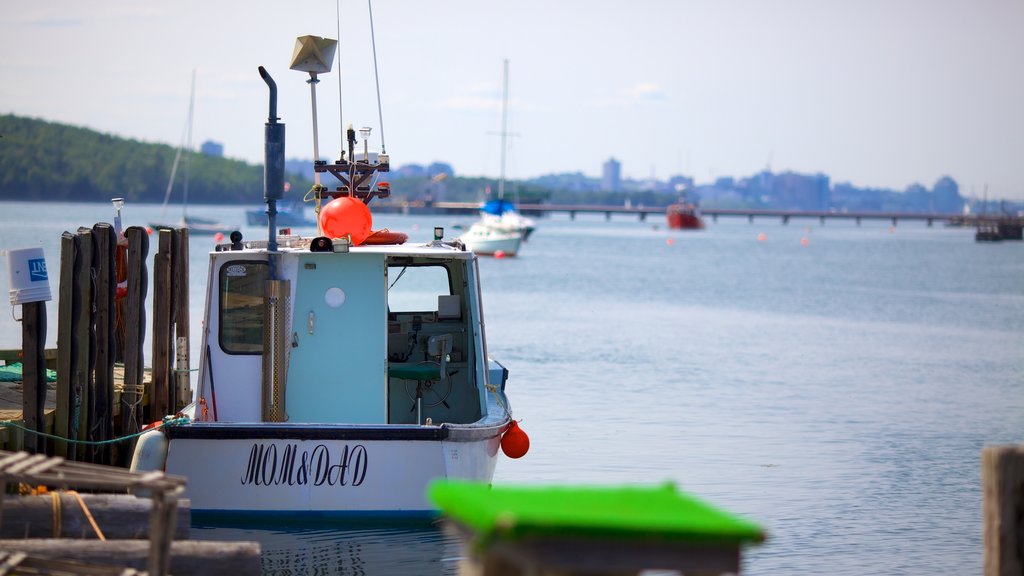 Fisherman\'s Cove featuring a bay or harbor