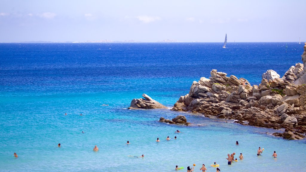 Santa Teresa di Gallura featuring rocky coastline