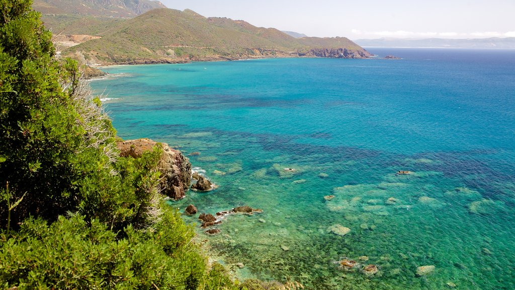 Porto Flavia caratteristiche di vista della costa