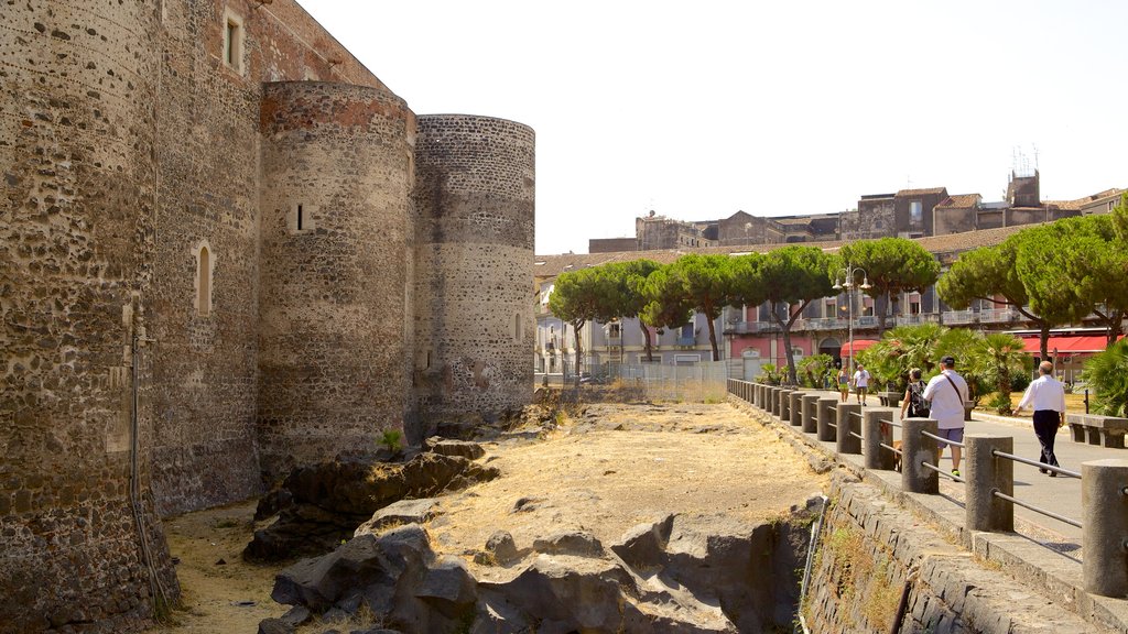 Ursino Castle showing heritage architecture and château or palace