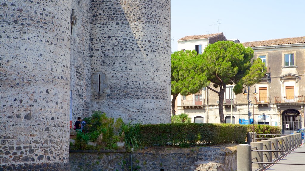 Ursino Castle featuring heritage architecture and chateau or palace