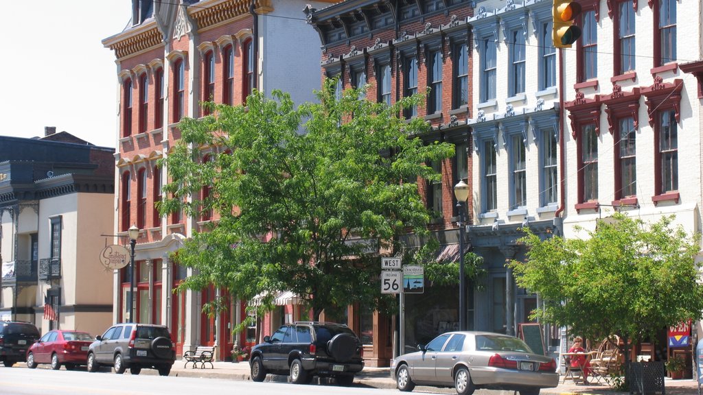 Madison featuring street scenes