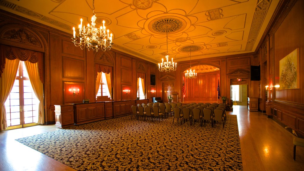 Bushnell Center for the Performing Arts showing heritage architecture and interior views