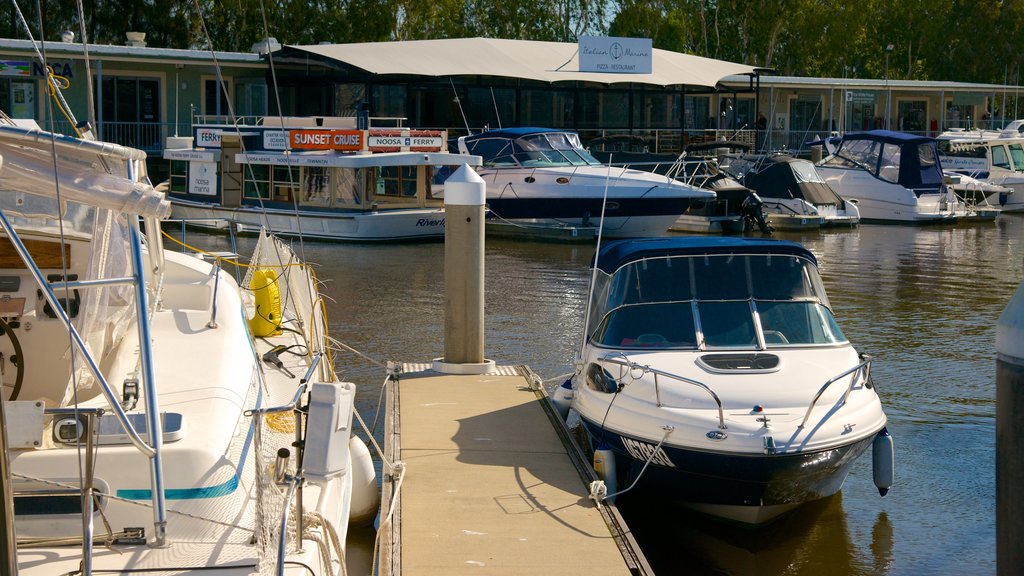 Tewantin showing boating, a bay or harbour and general coastal views