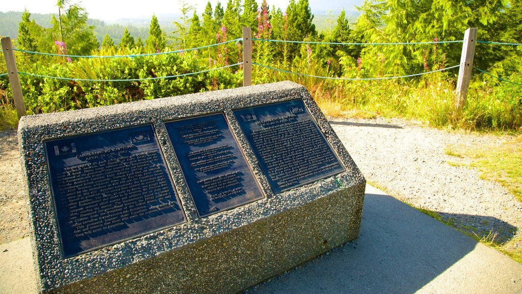 Radar Hill showing signage